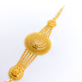 Opulent Dome 22k Gold Bracelet