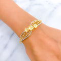 Lovely Flower Bangle Bracelet