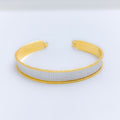 High Finish Textured 22k Gold Bangle Bracelet