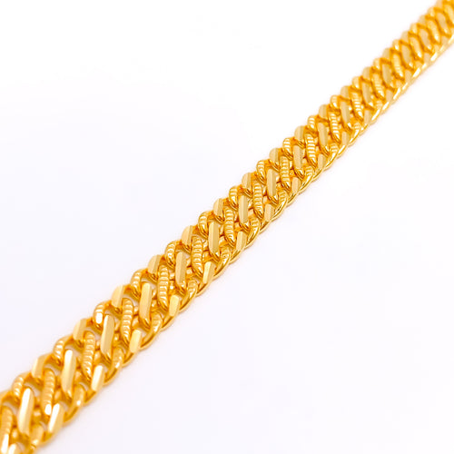 Men's 22k Gold Link Bracelet