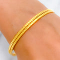 Everyday Slim 22k Gold Bangle Pair