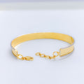 Reflective 22k Gold Bangle Bracelet