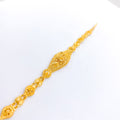 Slender Beaded Reversible 22k Gold Bracelet