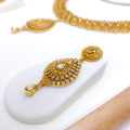 Floral Kundan 22k Gold Set