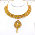 Floral Kundan 22k Gold Set