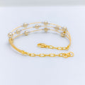 Exclusive Sand Finish Wire 22k Gold Bracelet