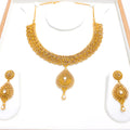 Floral Kundan 22k Gold Set