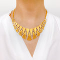 Contemporary Two-Tone Necklace Set