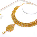 Floral Kundan 22k Gold Set