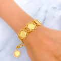 21k-gold-shimmering-exquisite-bracelet-w-hanging-charm