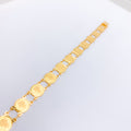 Sleek Jazzy Coin Bracelet - Reversible