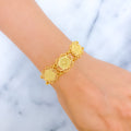 21k-gold-engraved-glossy-reversible-coin-bracelet