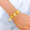 21k-gold-opulent-ornate-bracelet-w-hanging-charm