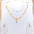 Trendy Lavish 22k Gold Necklace Set