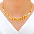 Royal Sparkling 22k Gold CZ Set