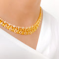 Royal Sparkling 22k Gold CZ Set