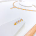 Classic Decorative 22k Gold Necklace Set