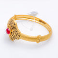 Radiant Red Adorned Bangle