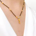 Simple Two-Tone Mangal Sutra Necklace