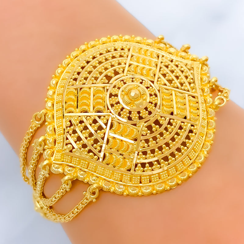 22k-gold-luxurious-round-bracelet
