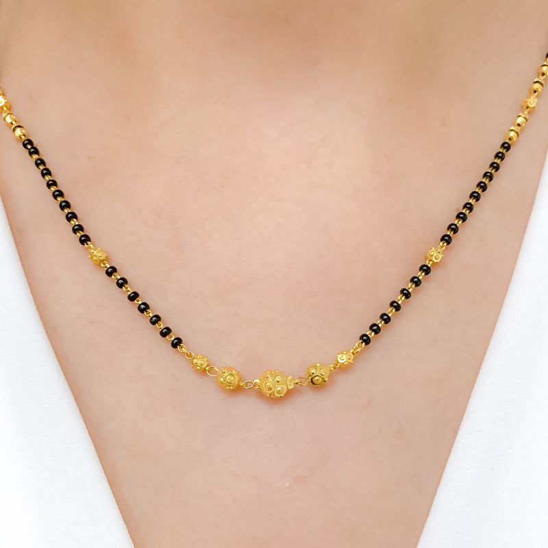 Lightweight 5 Accent Mangal Sutra Necklace