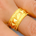 21k-gold-fashionable-spike-ring