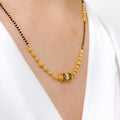 Single Lara Meena Accented Mangal Sutra Necklace