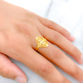 Stylish Upscale 22k Gold Ring