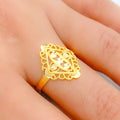 Stylish Upscale 22k Gold Ring