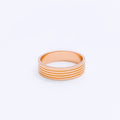 Classy Rose 22k Gold Band