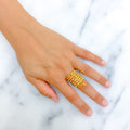 22k-gold-charming-tassel-enamel-spiral-ring