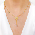 Charming CZ + Pearl Necklace