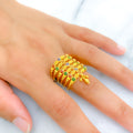 22k-gold-charming-tassel-enamel-spiral-ring