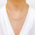 Classic Gold + Pearl Necklace