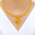 Beaded Jali 22k Gold Set