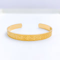 Fancy Solid 22k Gold Cuff