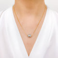 Modernized Pendant and Chain Necklace