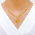 Glistening Bead Necklace 22k Gold Set