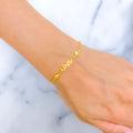 22k-gold-Unique Charming Love Bracelet 