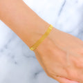 22k-Ritzy Flat Chain Bracelet 