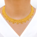 Classic Draped Choker 22k Gold Set