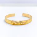 Noble Solid 22k Gold Jaguar Cuff