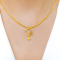 Sleek Orb Drop Necklace Set