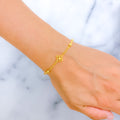 22k-gold-Chic Trendy Geometric Bracelet 