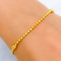 22k-gold-Petite Beaded Gold Bracelet