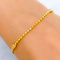 22k-gold-Delicate Delightful Bead Bracelet 