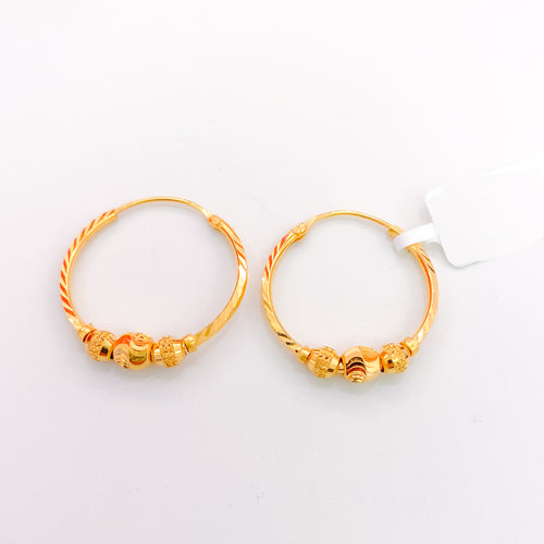Shimmering Bali Earrings