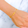 22k-gold-Special Sparkling Bead Bracelet