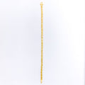 Gorgeous Wide Link 22k Gold Bracelet