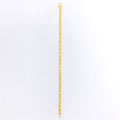 Iconic Symmetrical Reflective 22k Gold Bracelet